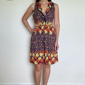 Like new - Vintage fall color print dress